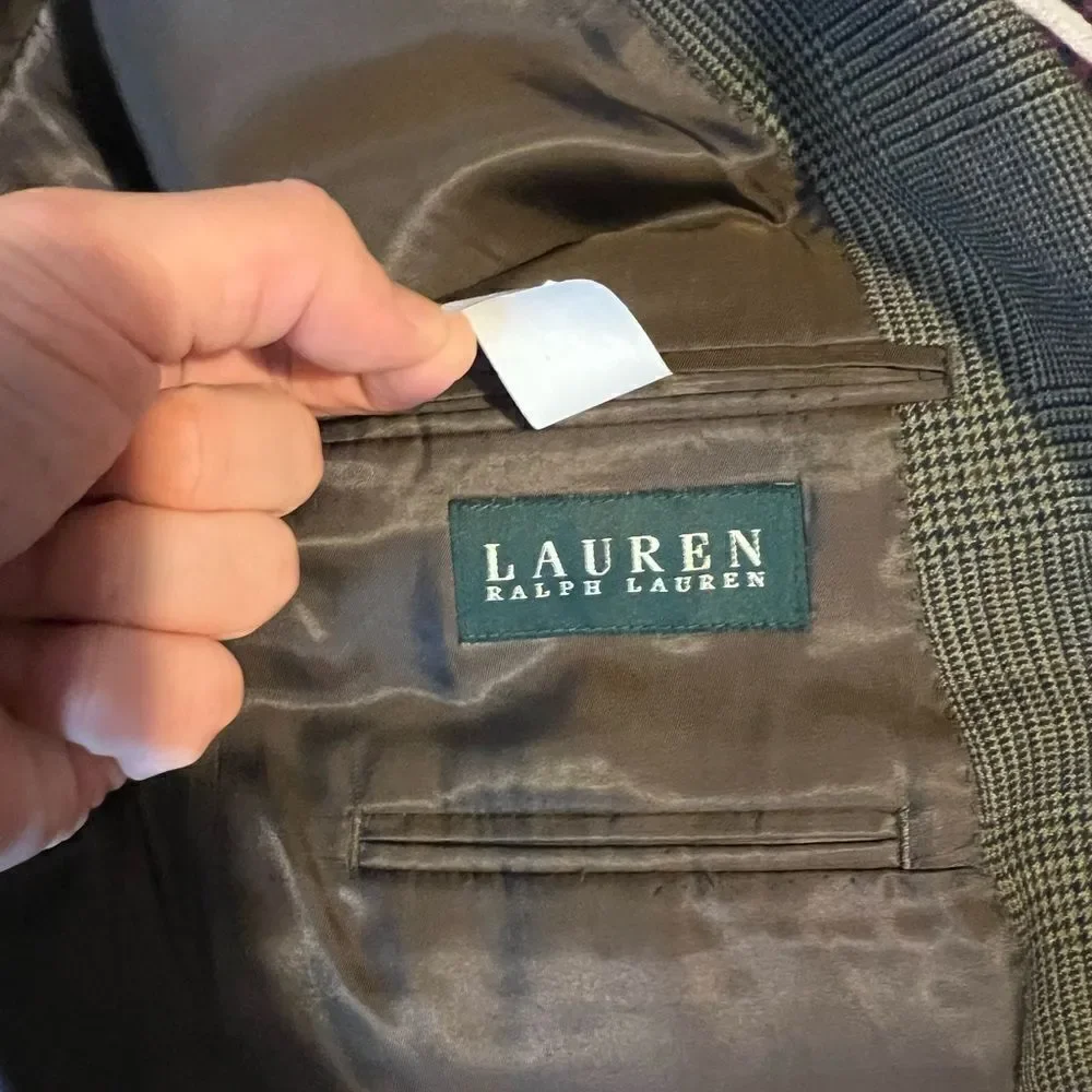 Lauren Ralph Lauren 100% Wool 2 Button Blazer Jacket